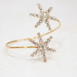 Stonefans Snowflake k&auml;ekett Ehted Naiste kivist k&auml;ev&otilde;ru bikiinide aksessuaarid Rave Esteetiline mood Peokaunistused Kingitused Gold Arm Chain