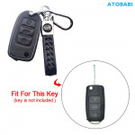 Nahast auto v&otilde;tme&uuml;mbrise kaitsekatte v&otilde;tmehoidja VW Volkswagen Golf 7 8 MK8 2020 Polo Skoda Octavia A8 2021 Seat Leon MK4 2022 jaoks