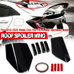 Must R Style Vortex Fin katusespoiler Honda Civic FK4 FK7 luukp&auml;rale 2016-21