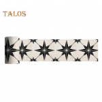 P&otilde;randakleebis Retro veekindel matt pinnaga vin&uuml;&uuml;lplaadi kleebis k&ouml;&ouml;gile vannitoa eemaldatav seina p&otilde;randakleebis must valge v&auml;rv