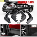 Auto porilapid Mazda CX-8 CX 8 CX8 2017 -on KG porilapid Pritsmekaitsed porilauad klapp eesmine tagumine poritiiba kaitse gray