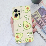 Lille&uuml;mbrised Xiaomi Redmi Note'ile 12 11 10 9 8 7 Pro Max tagakaas Armas avokaado pehme silikoonist kaamera kaitsetelefoni fondid Redmi Coques'idele Redmi Note 8 Pro sinine