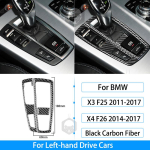 RRX BMW X3 F25 X4 F26 2011-2017 s&uuml;sinikkiust sisekujundusega rooliratta k&auml;iguvahetuse sisekujundusega katte kleebis auto Gearbox A LHD