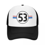 Klassikaline klassikaline v&otilde;idus&otilde;iduauto Herbie 53 pesapallim&uuml;ts WoUnisex Unisex Reguleeritav Trucker M&uuml;ts V&auml;litingimustes Snapback M&uuml;tsid Suvem&uuml;tsid Trucker Hat