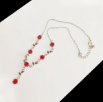 Elegantne prantsuse stiilis vintage roosi kaelakee romantika puudutusega
