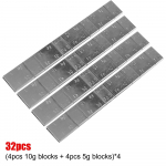 Autodele Mootorrattale Jalgrattale Autotriikraud 5g/10g 32tk/partii Rehvirattaplokk Rehvikleepuv autotarvikud Ratta tasakaalu kaal