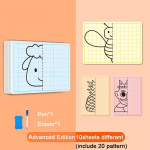 10 lehte Lastele V&otilde;re s&uuml;mmeetriline joonistamine Graafika Pusle M&auml;nguasjad Loominguline keskendumine Treening J&auml;lgimine Maalikaardid Lastele &Otilde;ppevahendid