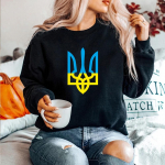 Unisex I'm Ukrainian dressipluus Ukraina Trident Ucrania Flag Graafiline kapuuts Zelensky Ukrainian Patriotic Crewneck dressipluus Unisex top 2XL