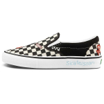 Skateistan x Vans Skate Slip-On Ruuduline Unisex Tennised Must VN0A5FCA89C 37