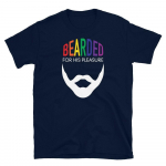 Lgbt Gay Pride Bear Beard His Pleasure l&uuml;hikeste varrukatega T-s&auml;rk S