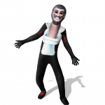 Skibidi WC kost&uuml;&uuml;mim&auml;ng Cosplay K&otilde;lar Mees TV Mees Body Jumpsuit mask Cosplay Halloweeni Kost&uuml;&uuml;mid Meestele Lapsed 140