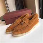 Seemisnahast jalatsid Rex Rabbit Hair Nahast talvekingad kontoris Super Comfort Lamedad kingad naistele LP 40