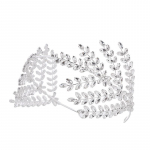 Crown peakate Pruudi kristallist peapael High Sense Crown Hair Accessory Luksuslikud pulmaaksessuaarid