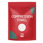 20 tk kokkusurutud k&auml;ter&auml;tikud Kaasaskantav kompressioon n&auml;or&auml;tik &uuml;hekordselt kasutatav puuvillane pesulapp reisimiseks koju &otilde;ues valge