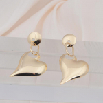 Punk-stiilis kullav&auml;rvi rippuvad k&otilde;rvar&otilde;ngad naistele Virsikuv&auml;rvi s&uuml;dameripats Moodsad k&otilde;rvar&otilde;ngad Geomtric Eardrop Prantsuse ehted kuld