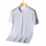 Ice Silk Cool l&uuml;hikeste varrukatega T-s&auml;rk meeste poolvarrukatega pluss suuruses Fitness T-s&auml;rgi topp 9XL