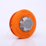 Universaalne M10 alumiiniumist nailonharjaga niiduk, spool muruniiduk, 2 liiniga l&otilde;ikuripeaga keermeliiniga n&ouml;&ouml;rsae muruharja niiduk oranž