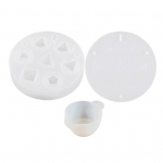 3D t&auml;ringuga isetegemise t&auml;ring 7 v&otilde;rega vormi tegemiseks ebakorrap&auml;rase mitmepoolse digitaalse t&auml;ringu silikoonvormi meisterdamiseks