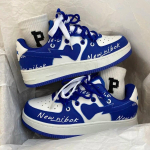 Naiste mood spordijalatsid Uued naiste elegantsed paeltega hingavad platvormkingad Vulkaniseeritud disaintossud naistele 35 sinine