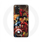 &Uuml;mbris Xiaomi Redmi Note 11 4G Avengers Invaders jaoks Muistsed s&otilde;durid