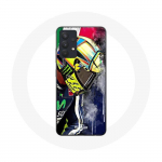 Coque pour Samsung Galaxy A13 4G / A13 4G Lite Valentino Rossi Pilote de vitesse champion