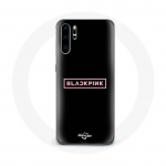 Coque pour Huawei P30 Blackpink Groupe de K-pop Logo Fond Noir