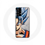 Coque pour Samsung Galaxy A13 5G Anime Dragon Ball Goku Cheveux bleu
