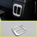 For Jeep Compass 2017 2018   ABS Chrome Car Rear Air Condition outlet Vent frame Cover Trim Interior Accessories ABS Chrome