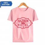 Suvine naiste meeste l&uuml;hikeste varrukatega T-s&auml;rk Hazbin Hotel Fitness Riietus Uus meeste T-s&auml;rk Cosplay T-s&auml;rk XS must