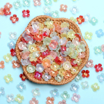 K&auml;sit&ouml;&ouml;na valmistatud s&auml;rav n&auml;gu Antiik 10 mm k&otilde;rvar&otilde;ngad Aksessuaarid kroonlehed lahtised helmed Akr&uuml;&uuml;l K&auml;sitsi valmistatud materjalid Materjal Mood 160pcs mitmev&auml;rviline