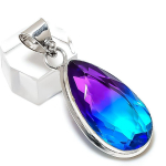 Natural Tourmaline Gemstone Handmade 925 Sterling Silver Gift Pendant 1.85 s0n27