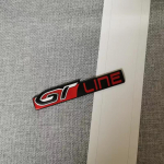 3D Car GT Line GT Sport Design Poritiib Tagumise pagasiruumi kere embleemi m&auml;rgi kleebis Peugeot jaoks Kia K9 Forte Ceed Cerato RIO K3 K5 tarvikud