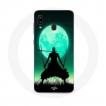 Coque Samsung Galaxy A20e roronoa zoro triple &eacute;p&eacute;e pleine lune