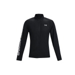 Under Armour Outrun The Rain II Vabaaja Spordijakk T&otilde;mblukuga Kraega Pikkade Varrukatega Meeste Jakk Must 1369342-001 L