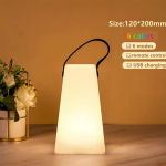16 v&auml;rvi RGB LED Intelligentne puld Veekindel Juhtmevaba Laualamp Telkimine USB-laadimine Kaasaskantav Butiikdekoratsioon Tuya