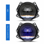 LED car light headlight 2.5 inch double light lens double light cup 65W small sunlight type car and motorcycle universal 12V 2.5Inch/HD 1 pair