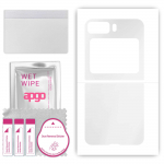 apgo Ultra Clear Protective Skin Sticker for the back compatible with Motorola Razr 2022, Wrap Film, Hydrogel Film, Flexible, Soft TPU with positionin