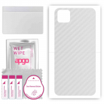 apgo Protective Skin Sticker for the back compatible with Honor 9S, Wrap Film, Foil, Vinyl - Pattern Transparent Carbon