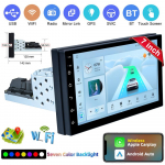 REAKOSOUND 7-tolline 1-DIN Android-autoraadio Autoradio GPS-navigatsiooniga WIFI Autokamera Bluetooth FM-auto MP5-m&auml;ngija Auto video stereo USB-multimeedia 7''-1+32CP-PB