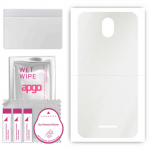 apgo Protective Skin Sticker for the back compatible with TP-Link Neffos C5 Plus, Wrap Film, Foil, Vinyl - Pattern Matte Transparent