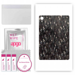 apgo Protective Skin Sticker for the back compatible with Teclast M40 Air, Wrap Film, Foil, Vinyl - Pattern Carbon Black Pixel