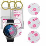 3x apgo Ultra-Clear Hybrid protective glass compatible with Huawei Watch GT 3 Pro Sport 46mm, flexible nano glass, great replacement for tempered glas