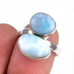 Natural Republic Larimar v&auml;&auml;riskivi 925 prooviga h&otilde;be kingitus s&otilde;rmus S.7 A6m17