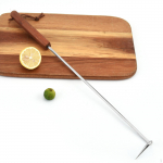 Grill-p&ouml;&ouml;ramiskonks, toidukiibi konks Lihtne puhastada liha BBQ-steikgrill jaoks 31.8cmx3.7cm