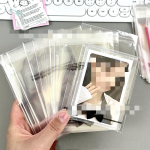 20 tk Korea armsas roosas mustas vibukaardiga isekleepuv kott Star 3-tolline fotokaart Kawaii DIY pakenditasku roosa