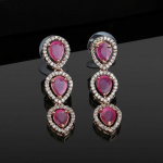 Estele naiste k&otilde;rvar&otilde;ngad v&auml;&auml;rispirnide ja roosa kullaga kaetud CZ-ga