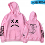 R&auml;ppar Lil Peep Hoodies Print Meeste Naiste Unisex Hoodie Casual Oversized Pullover Harajuku Pusa Mood Riietus Spordidress 3XL