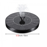 &Uuml;mmargune p&auml;ikesepurskkaev v&auml;ljas basseinile ujuv veepurskkaev elektriline akuga purskkaev tuledega linnuvanni purskkaev veepump aia dekoratsioon