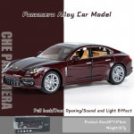 1/24 Scale Panamera sulamist automudel Valgus- ja heliefektid Diecast autom&auml;nguasjad poistele Beebim&auml;nguasjad S&uuml;nnip&auml;evakingitus Lastele M&auml;nguasjad Autopoiste m&auml;nguasjade kollektsioon 1/24-Size:20*7.5*6cm