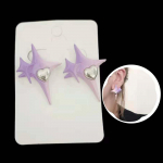 Large Ear Stud Star Heart Sophisticated Durable Simple Alloy women Trendy Earrings for Party
